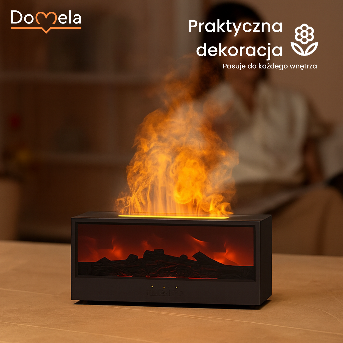 MglistyKominek™ Dyfuzor z imitacją kominek