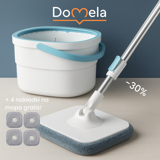 AquaSpin™ Samoczyszczący mop z automatyczną separacją czystej i brudnej wody