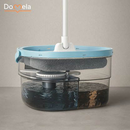 AquaSpin™ - Samoczyszczący mop z automatyczną separacją czystej i brudnej wody