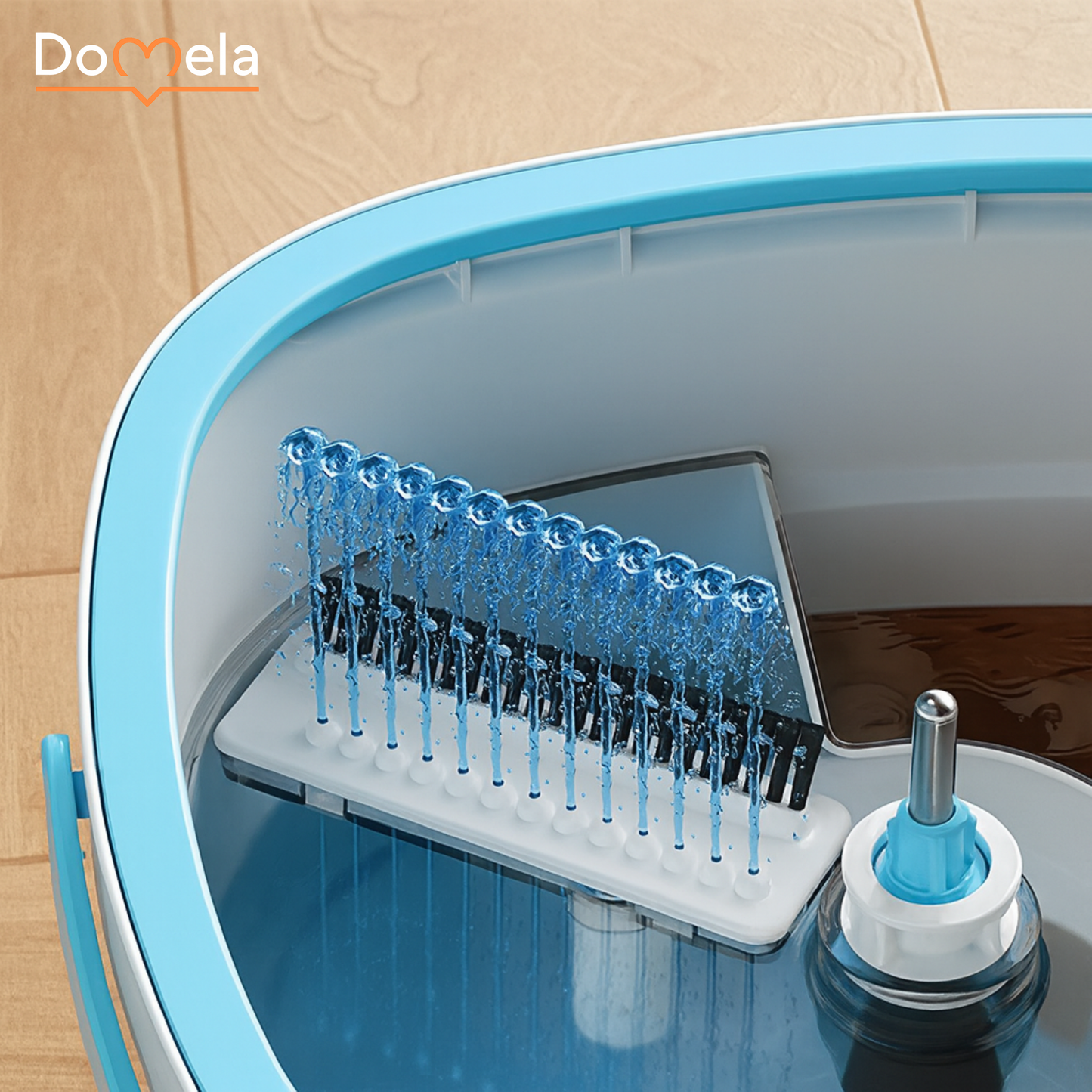 AquaSpin™ - Samoczyszczący mop z automatyczną separacją czystej i brudnej wody